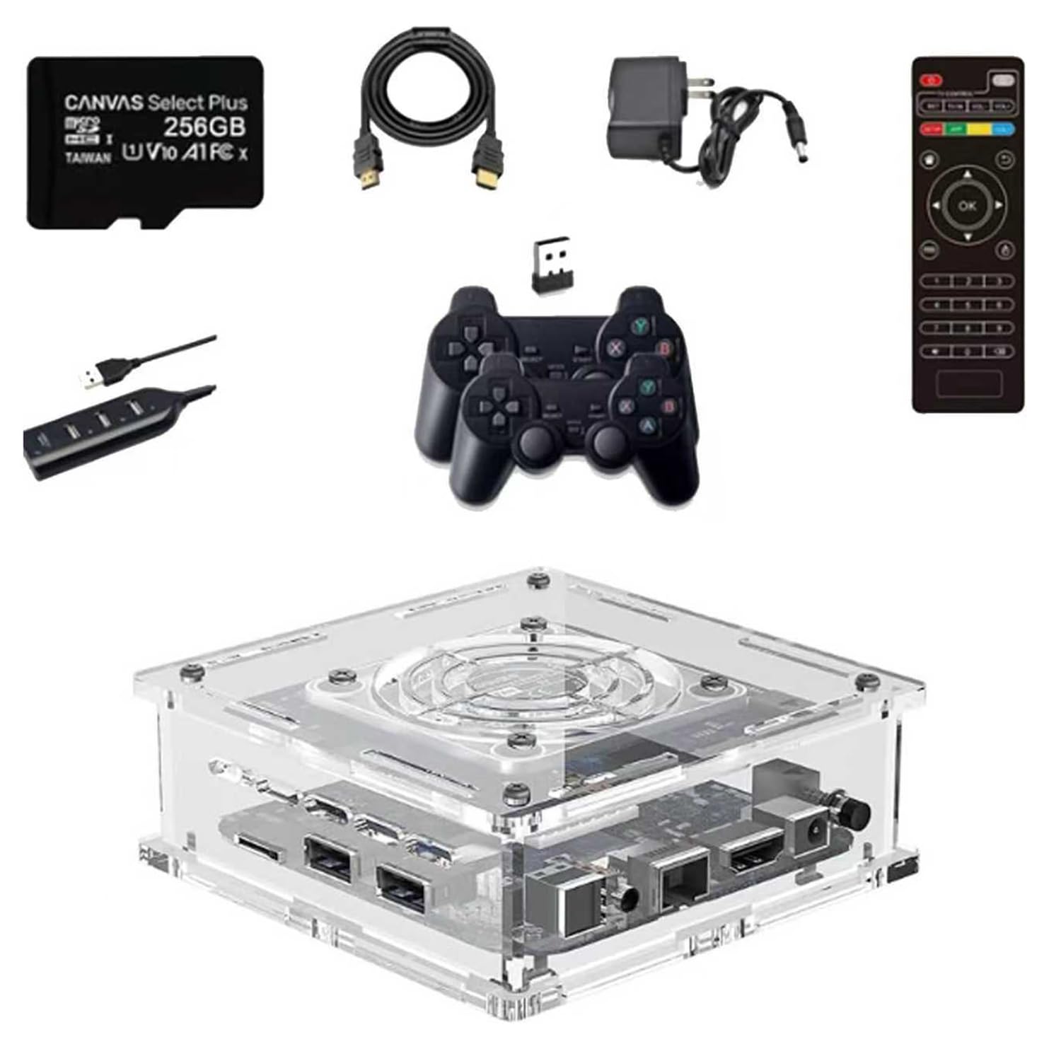 Super Console, Console Per Giochi Retrò, 256 GB Integrati Con Oltre 50.000 Giochi E 2 Controller Wireless, Console Mini Classica, Compatibile Con PS1/PSP/MAME, Idea Regalo Di Compleanno Per Adulti