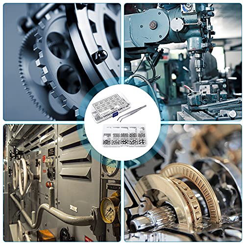 CJBIN Metallkugeln, 580 Magnet Kugellager Kugeln mit 1 Pinzette aus Edelstahl, Mugellager Set für Fahrrad Rad… – Bild 7