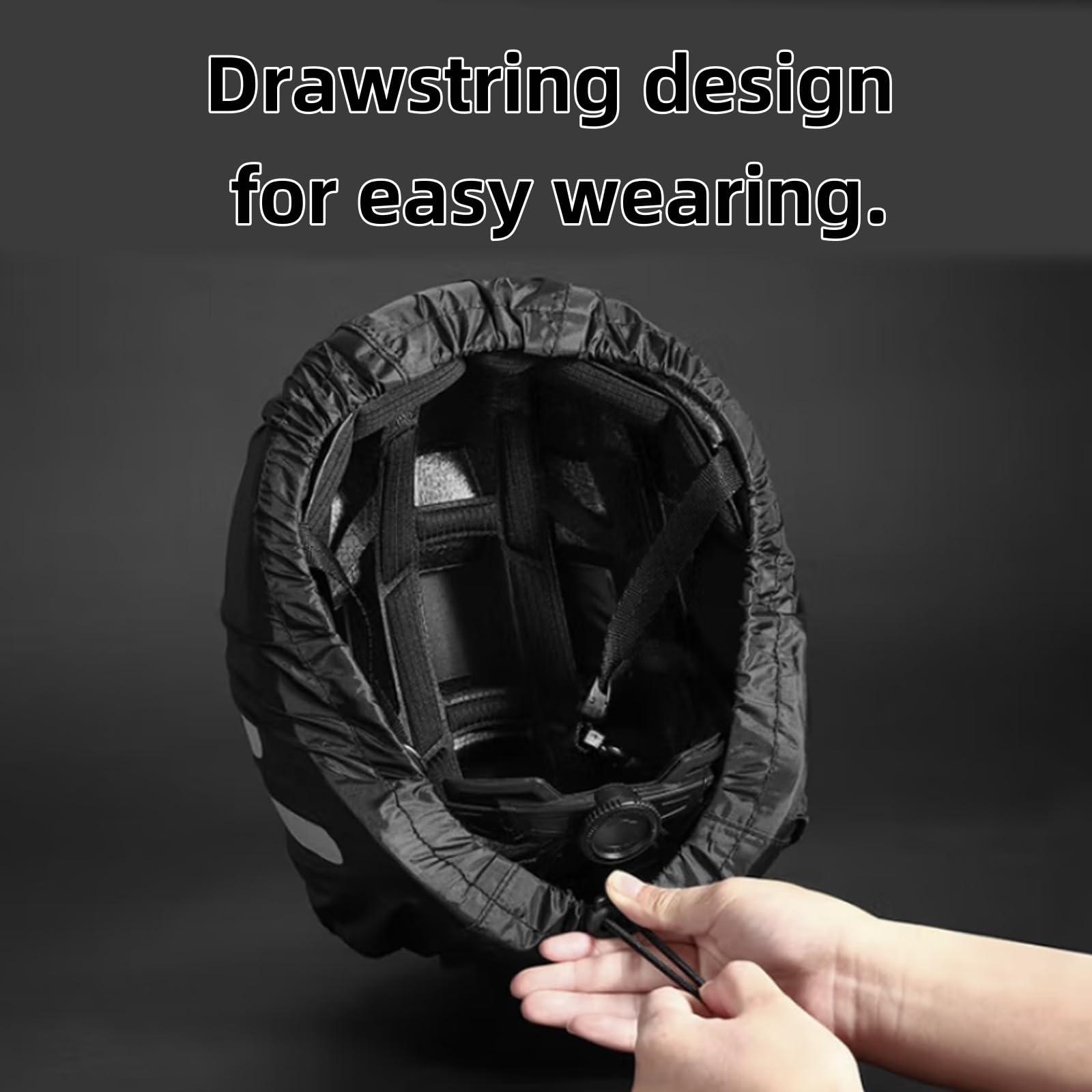 LIANRISES Fahrradhelm Regenschutz 2er Set | Reflektierend & Wasserdicht | Für Mehr Sicherheit Im Dunkeln