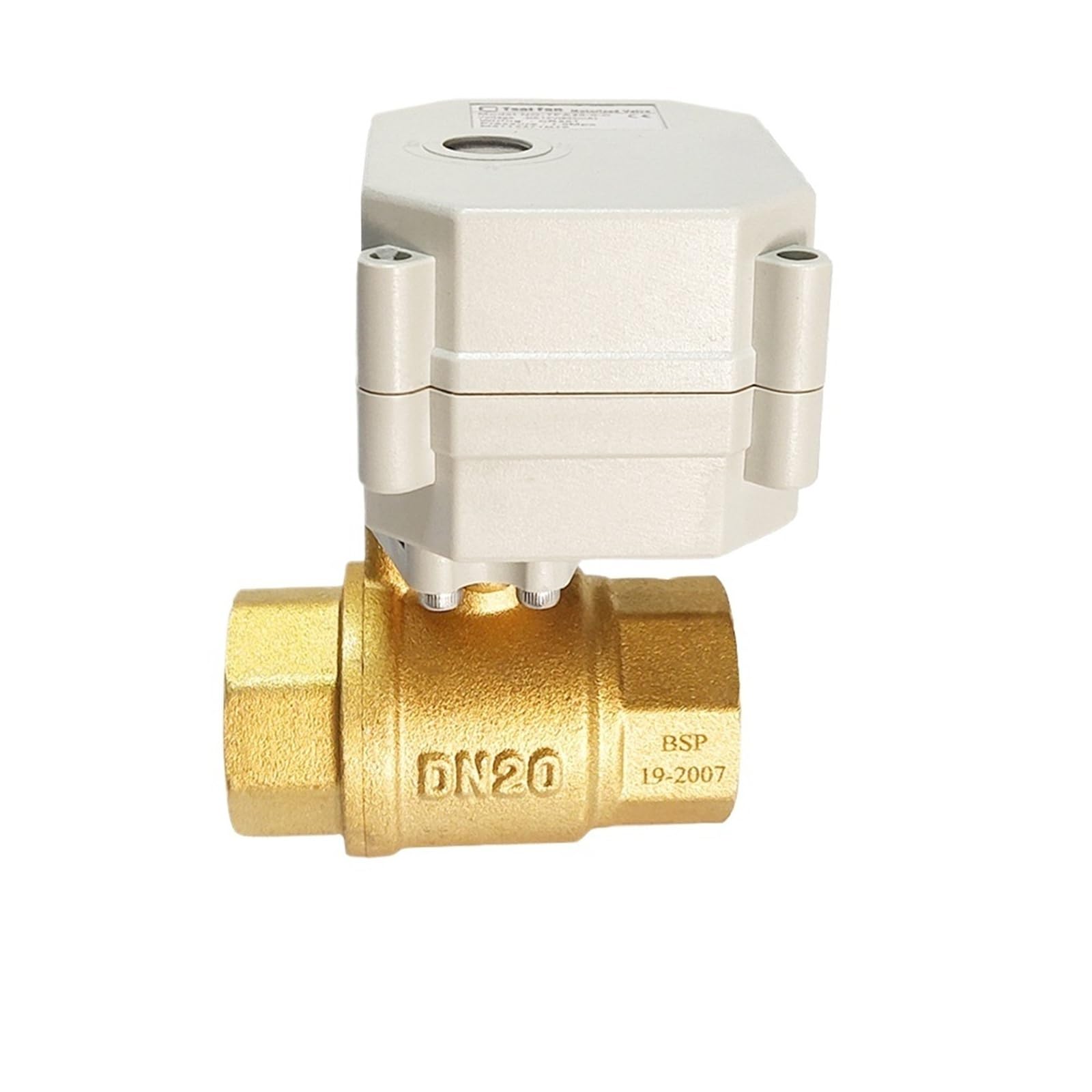 Vanne à boisseau sphérique électrique 3/4 pouce DN20 pour système de traitement de l'eau