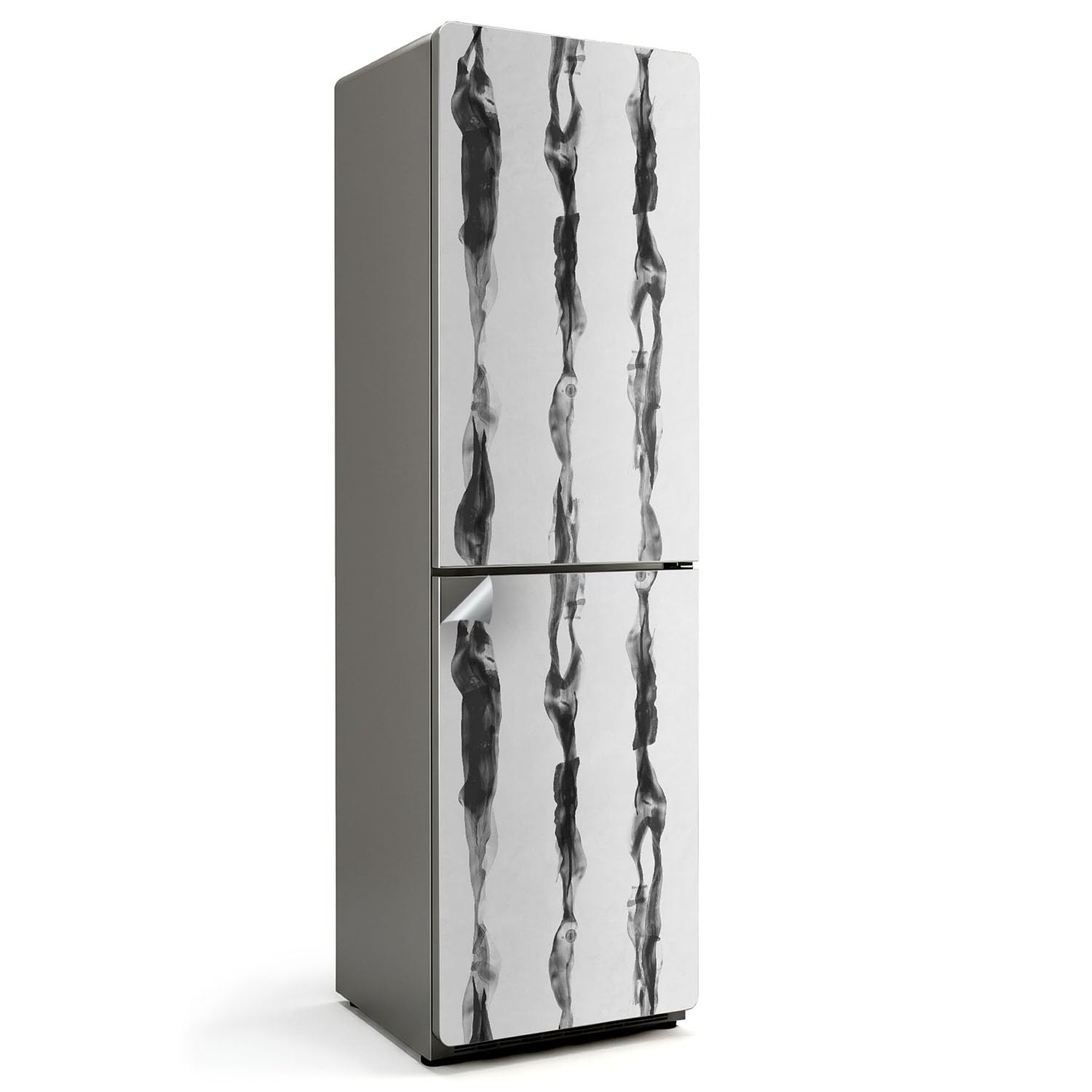 Autocollant pour réfrigérateur 60x205 cm pour rénover un frigo abîmé