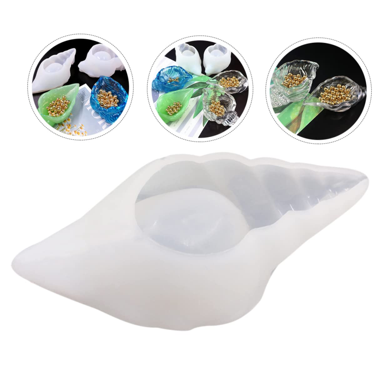 3stücke Conch Silikonform Für Epoxidharz Aufbewahrungsbox Handgemachte Silikonform Für Kreative Bastelprojekte Zur Aufbewahrung Von Schmuck Und Kleinen Gegenständen