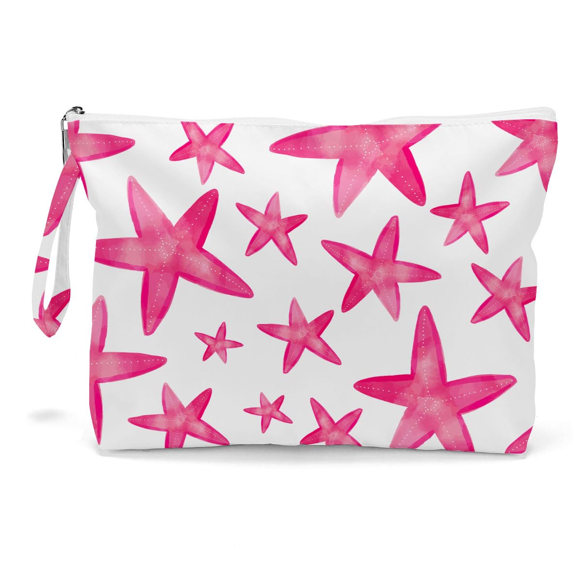 Wet Bag Diaper Bag Organizing Pouches Waterproof Wet Bag for Swimsuit Cloth Baby Diaper Toiletries Beach Traveling Dirty Laundry Clothes Large Makeup Bag Ocean Sea Shells Beach Starfish Décor-image-9