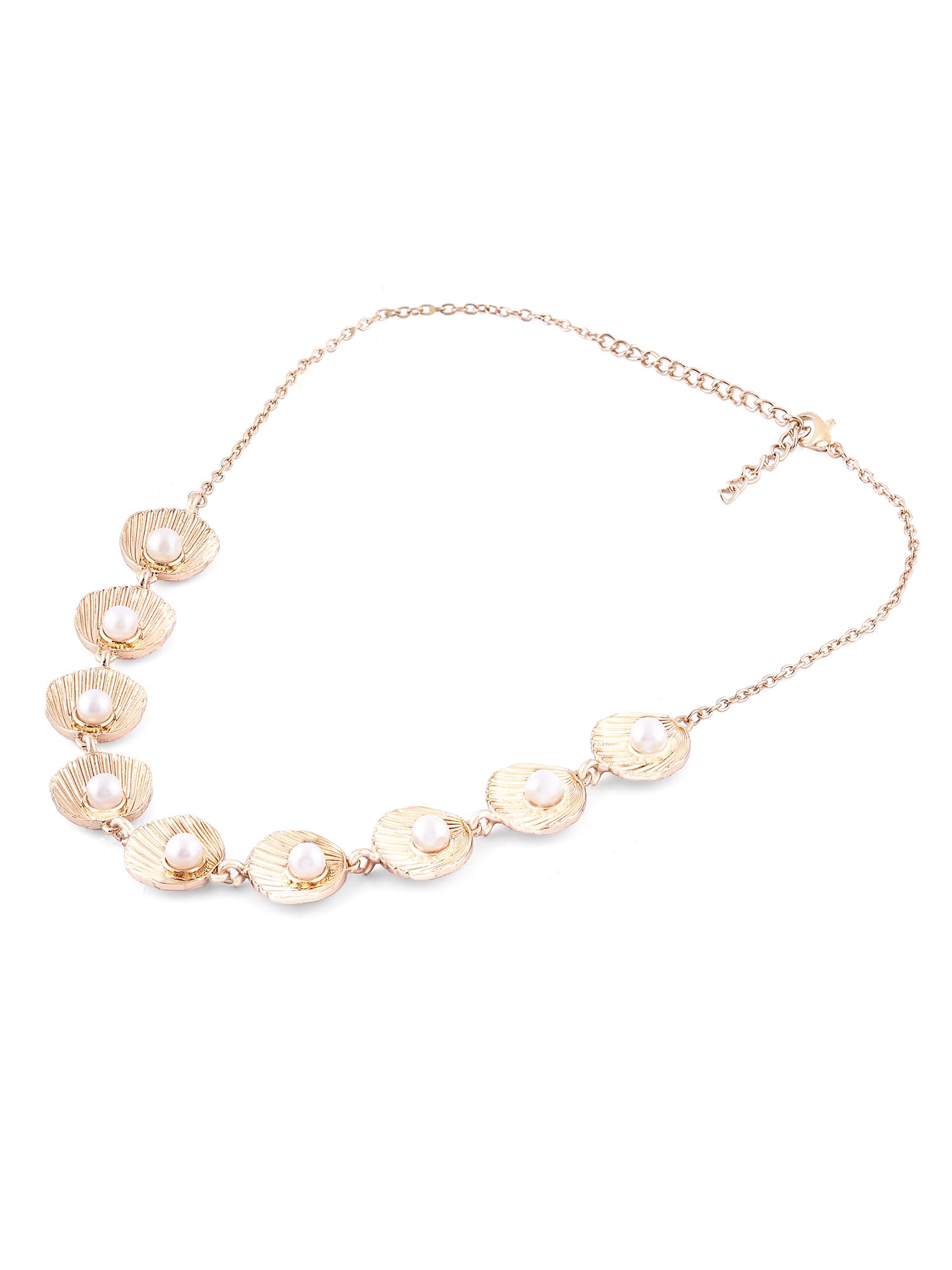 Contemporary Classy Pearl Shell Necklace For Women