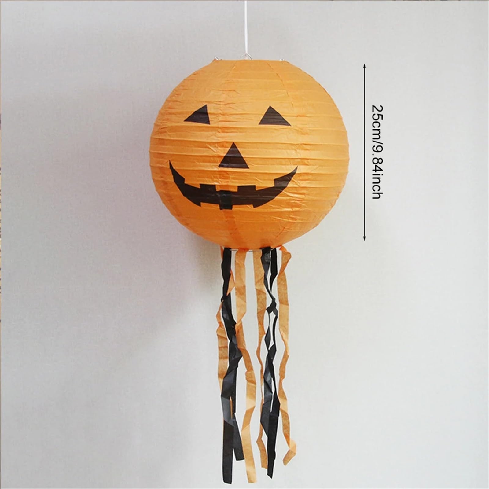 Lanterne di Carta da 10 Pezzi per Le Feste | Lanterna scheletro di pipistrello ragno zucca for decorazioni for feste (non includere luce)