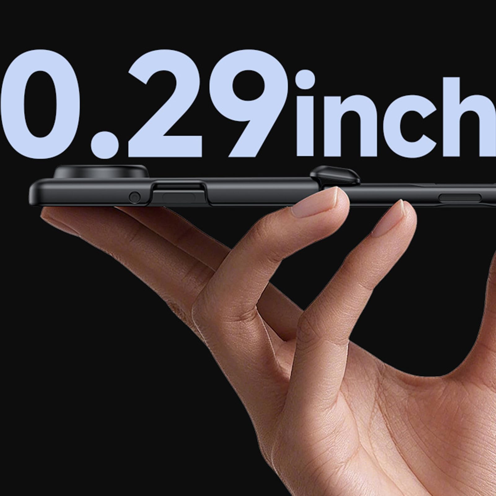 Matowe etui do Samsung Galaxy Z Fold 8 Ultra, ochrona przed wzrokiem, odporne na uderzenia etui odporne na odciski palców, lekkie zawiasy, niebieskie