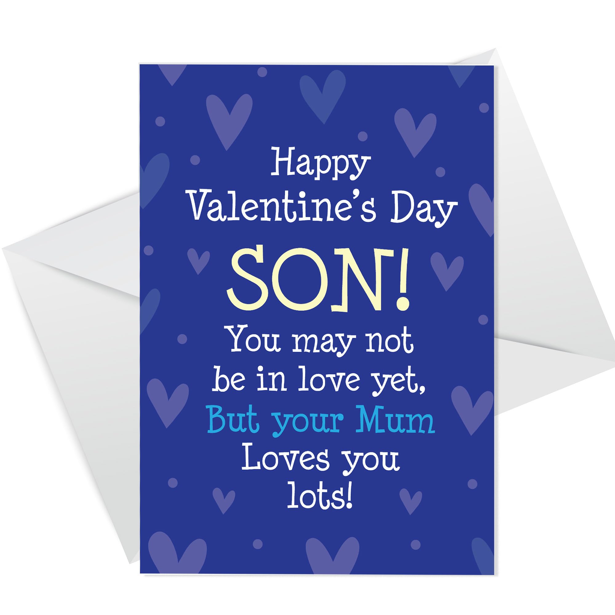 RED OCEAN Valentines Day Card For Son, Love Card, Card From Mum, Son Cards, Valentines Cards For Him, Valentines Cards, Greetings Card With Envelope