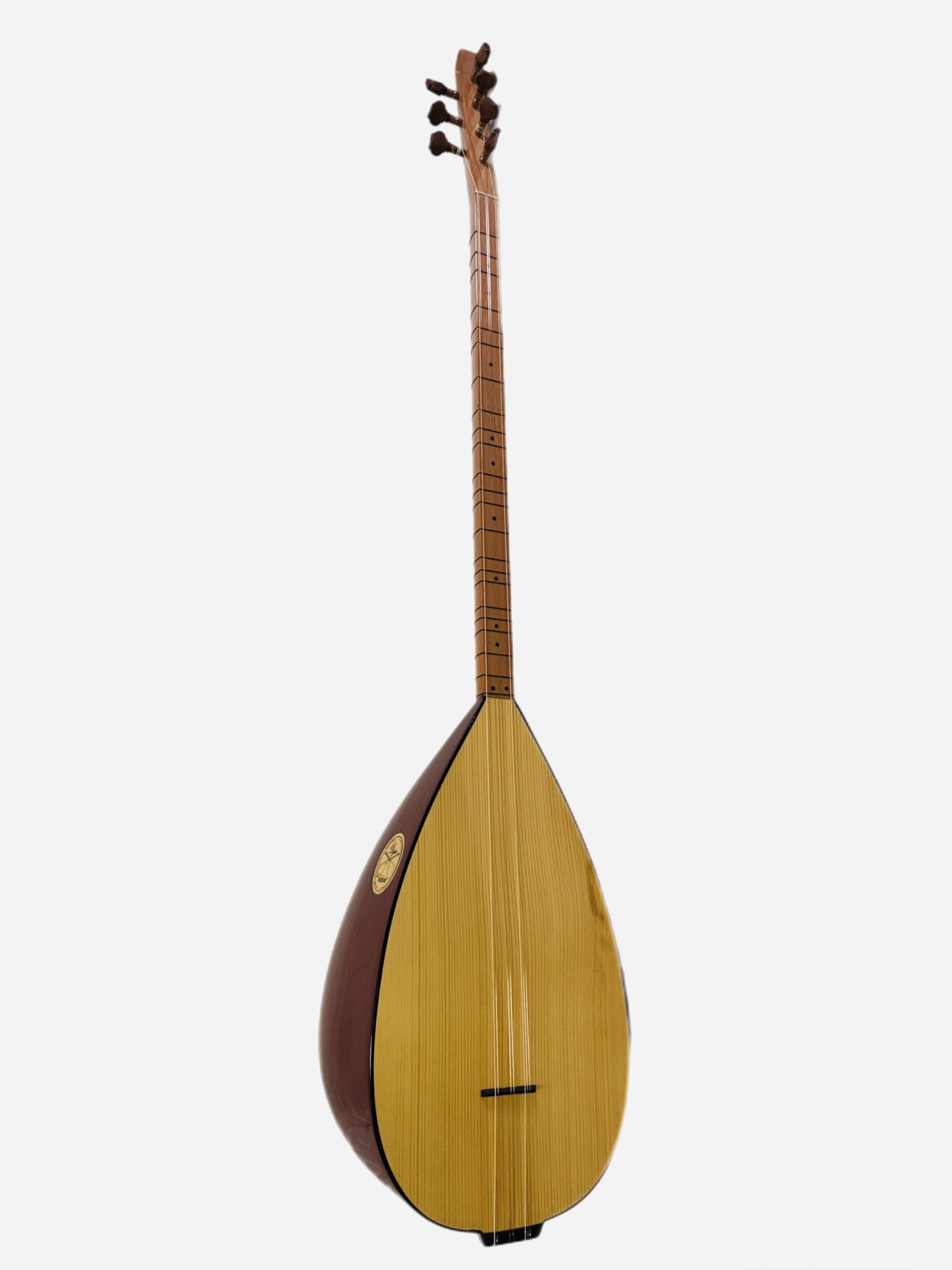 Uzun Sap Komposit Tekne Baglama Saz, Noktali klavye | Langhals Baglama Saz Kunststoff, Klaviatur mit Punkten
