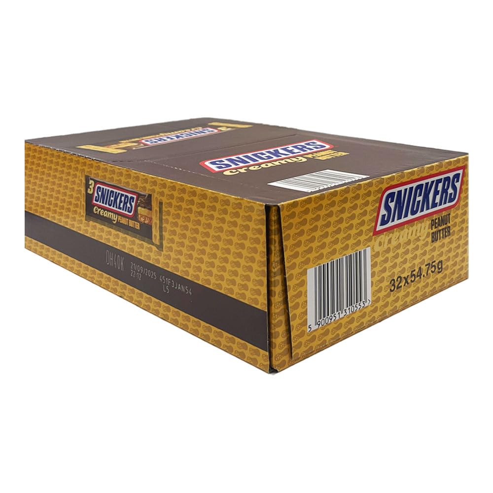 Snickers Creamy Peanut Butter Kiste mit 32x 54,75g