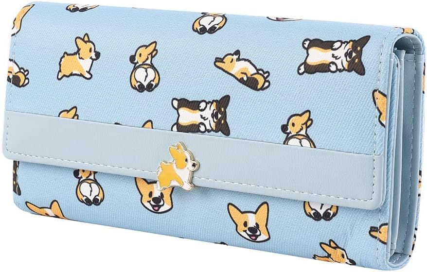 Corgi Women Big Spender Clutch Travel Organizer Large Travel Purse Perfect Carry-Al...
