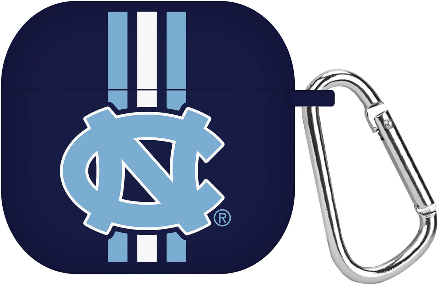 Affinity Bands North Carolina Tar Heels Custom Name HD Case Cover Compatible with Apple AirPods Gen 1 & 2 (Navy)