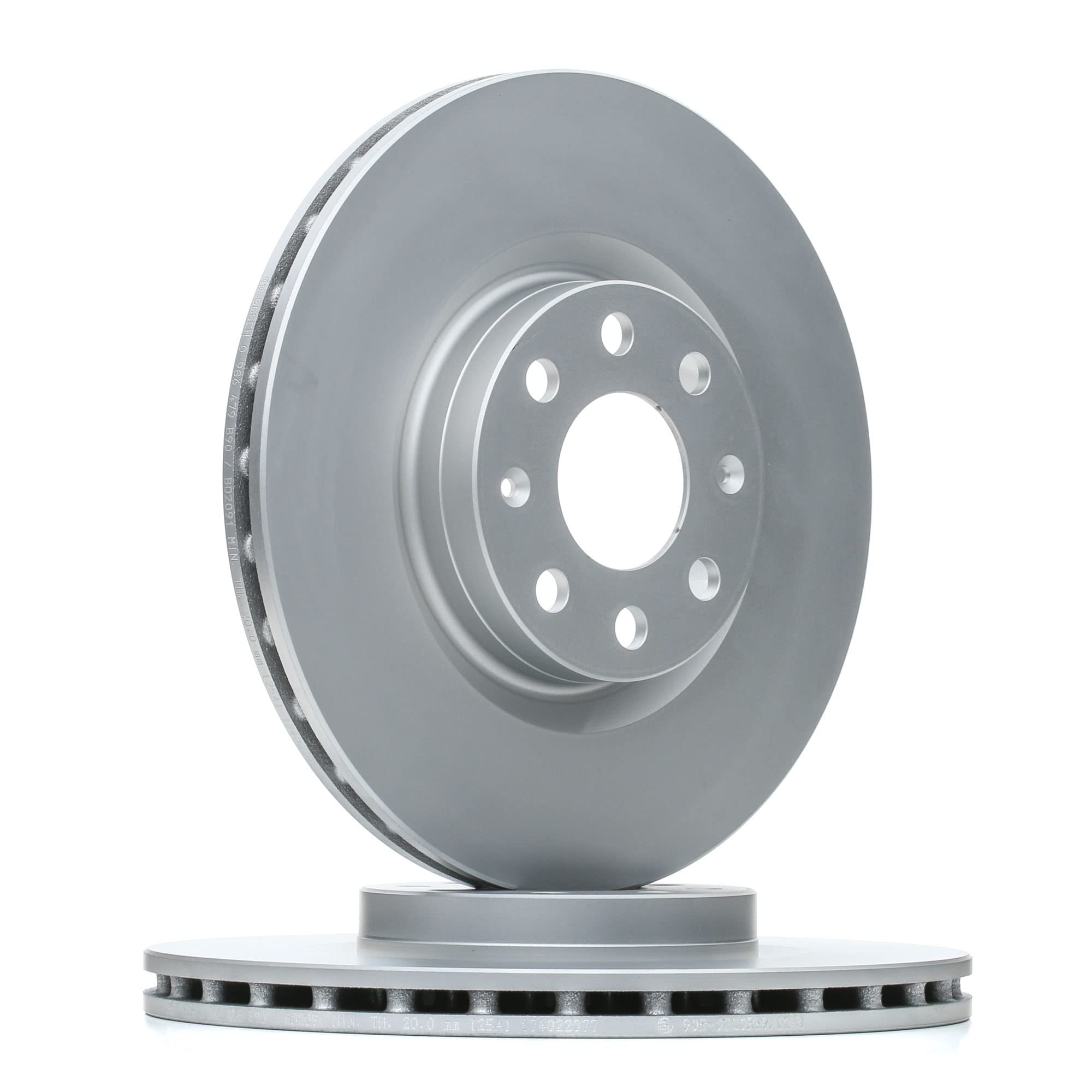 2x BOSCH Disco de freno Delantero Ø284mm Altura: 43,2mm Espesor: 22mm Corona de Agujeros - Ø: 100mm ventilado 0 986 479 B90 Compatible con OPEL Corsa D Hatchback S07 Corsa E Hatchback X15, FIAT