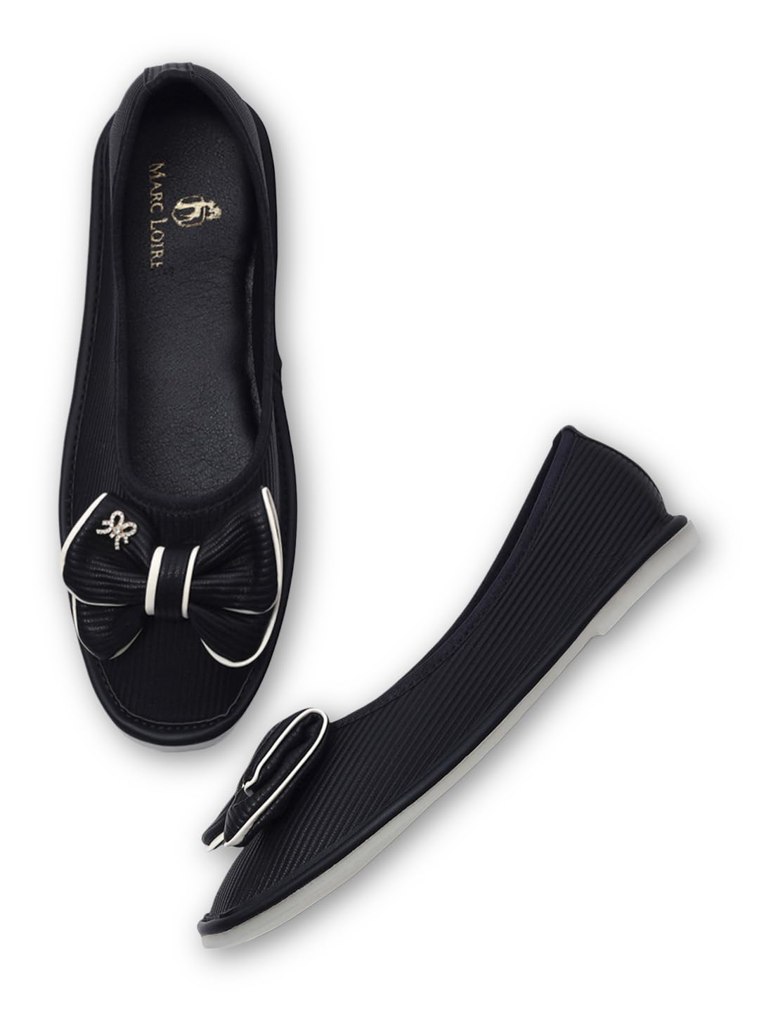 marc loire Women's PU Slip-On Casual Ballerinas | Solid | Round Toe-picture-38