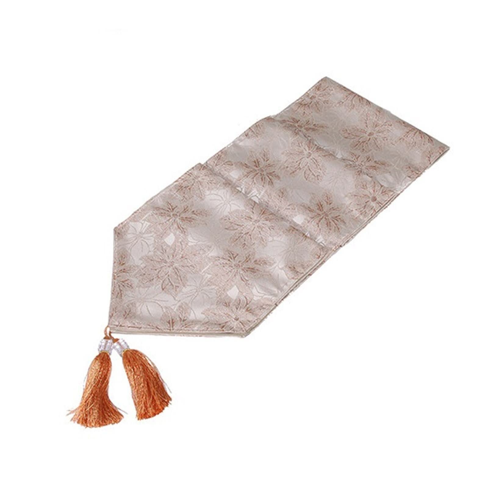 AmDxD Chemin de table printemps moderne, motif gland, dimensions : 35 x 200 cm, en polyester, lavable, table runner pour salle à manger, fête, vacances, café