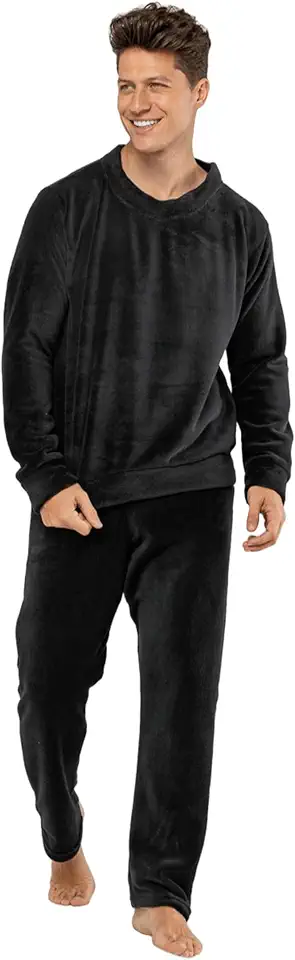 Pijama Longo Fleece Masculino Ultrasoft Frio Inverno