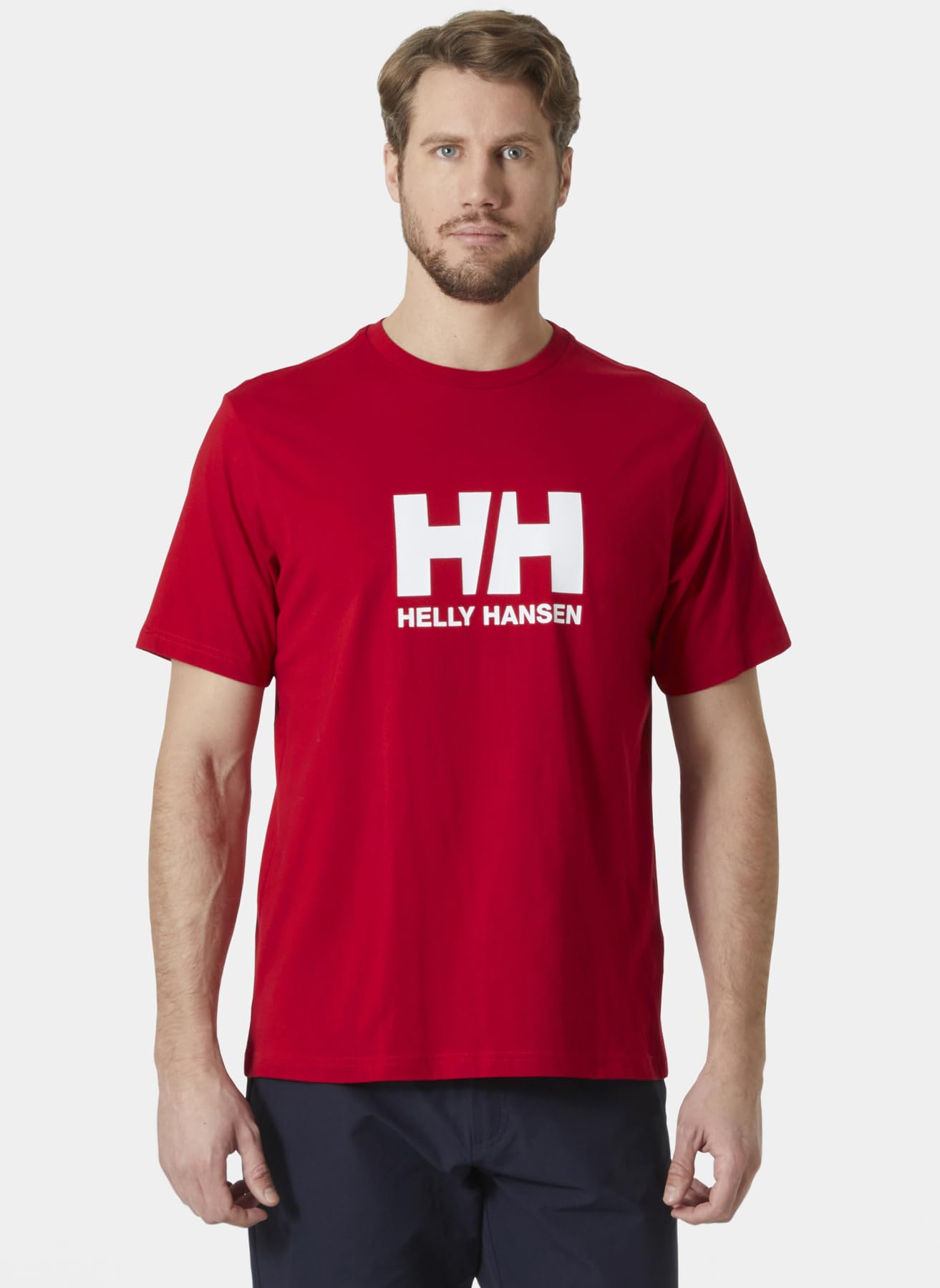 Helly Hansen Men's HH Logo T-Shirt 3.0, Red, M