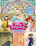  Disney Princess Coloring Book: Over 50 Coloring Pages Of Jasmine, Cinderella, Elsa, Snow White, Ariel,... To Inspire Creativity And Relaxation. A ... Kids And Adults That Love Disney World Vol.1