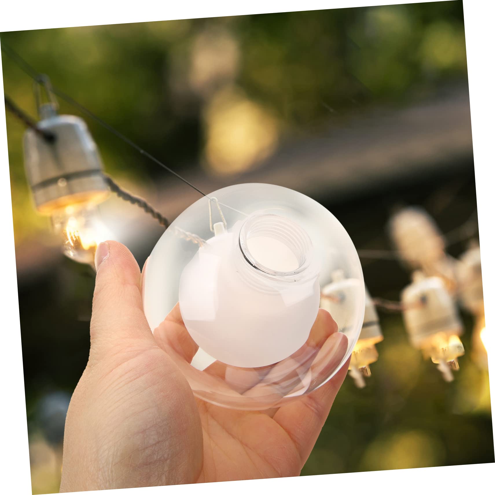 Klosz Szklany Do Lampy Okrągły Klosz Matu Zamiennik Dla Lamp Wiszących Ściennych Elegancki Design Do Dekoracji Wnętrz