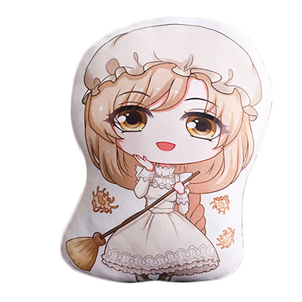Anime David Production Macrophages Cushion Soft Polyester Hidden zipper closure Decorative Pillow Throw Pillow, Apply to Car decoration Home Sofa Bedding, size 20CM(bag pendant),45CM