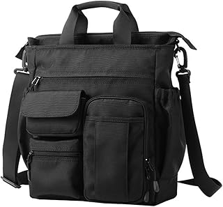 loom tree Mens Briefcase Portable Pouch Shoulder Bag For Husband Grandfather Boyfriend Black | Mens Accessories | Backpacks, Bags & Briefcases-picture-33