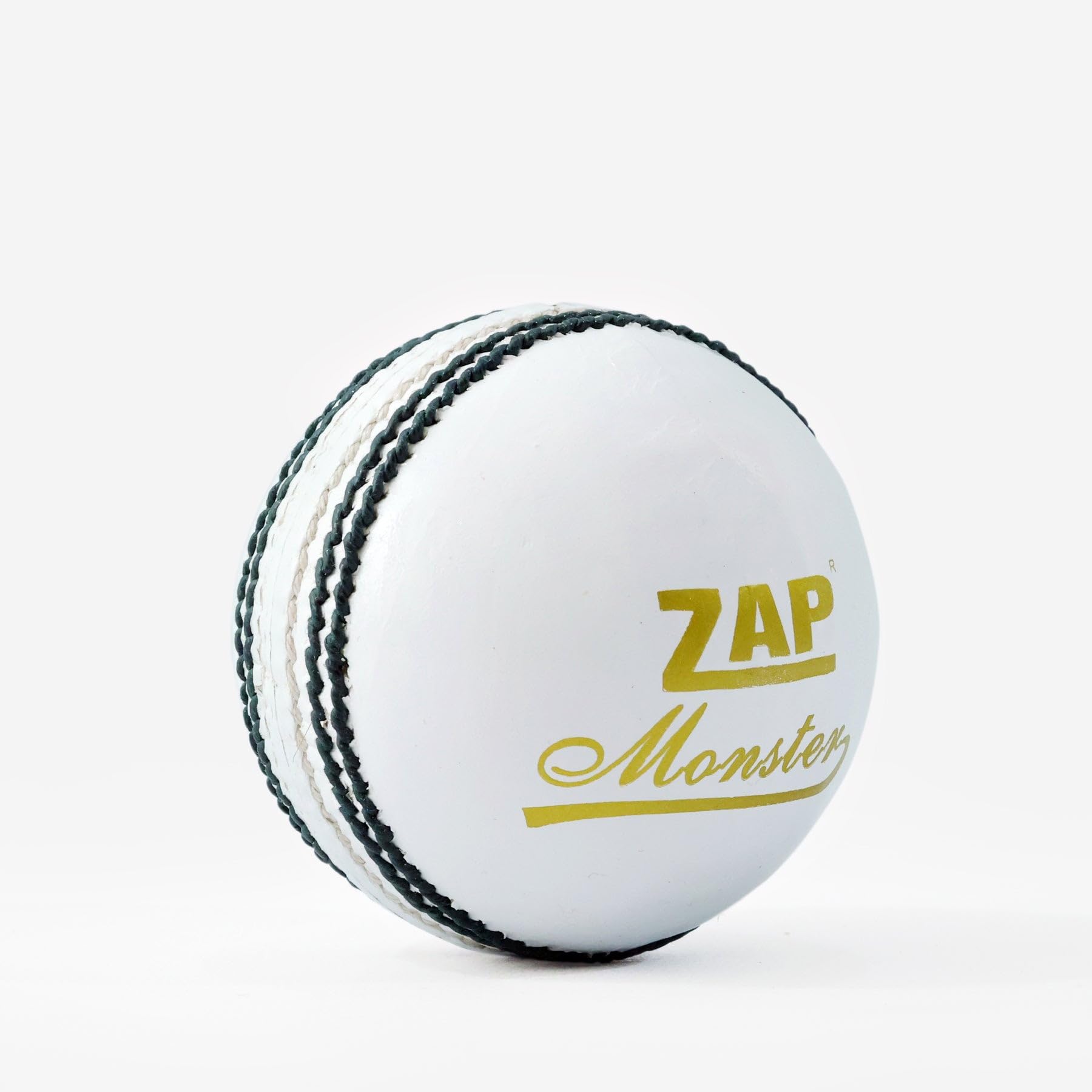 ZAP Monster Cricket Leather Ball -80 Overs Guarantee White (1 Pcs