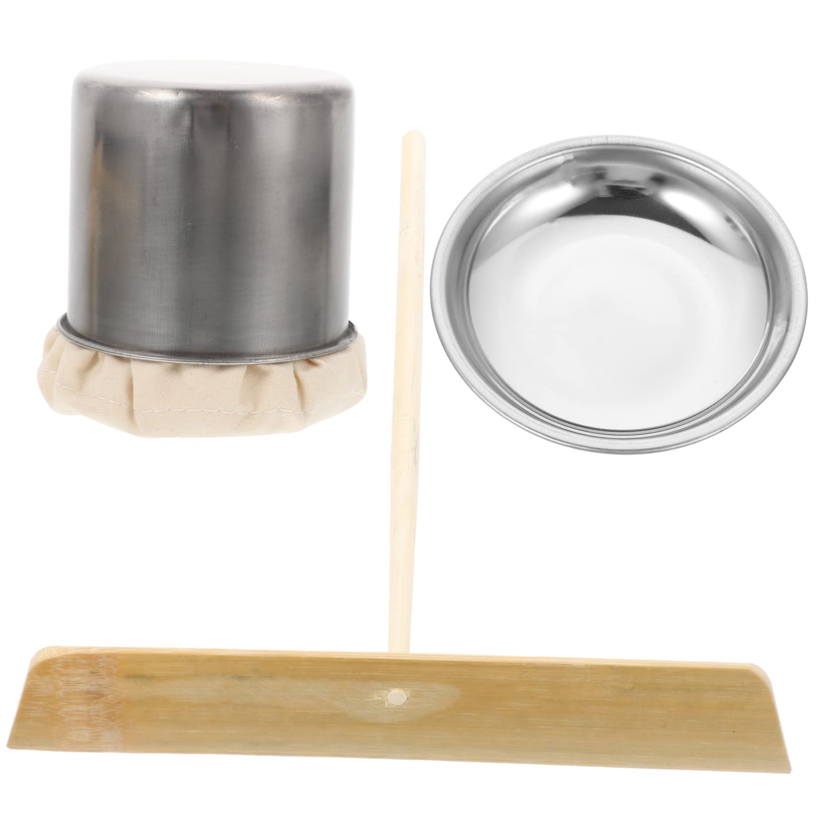 MAGICLULU Crepe Tools Set Pancake Oil Brush Spatula Sponge Kitchen Crepe Maker Kit Non-slip Handle Stainless Steel Bamboo Home Restaurant Use