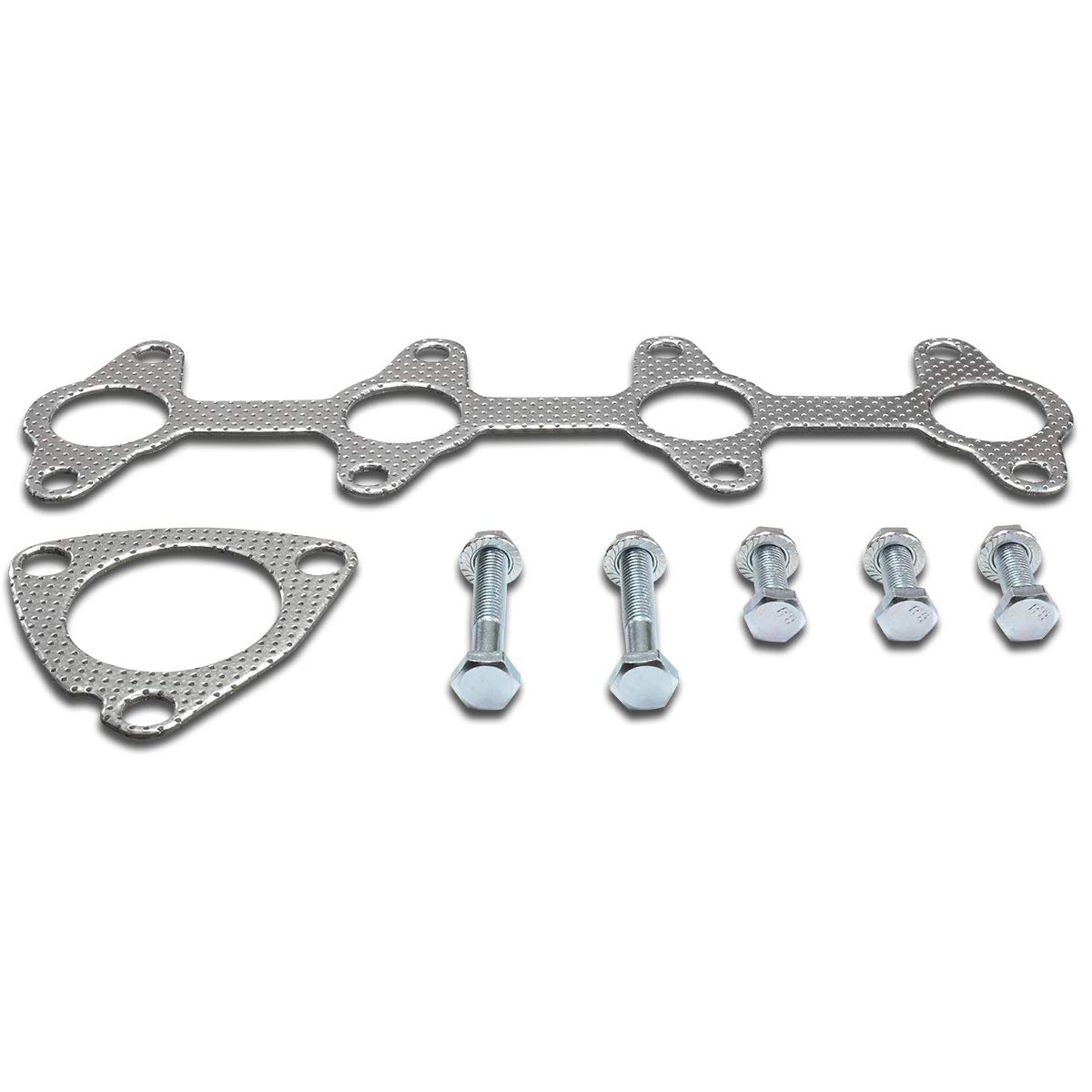 DNA MOTORINGGKTSET-S1096 Aluminum Exhaust Manifold Header Gasket Set Replacement