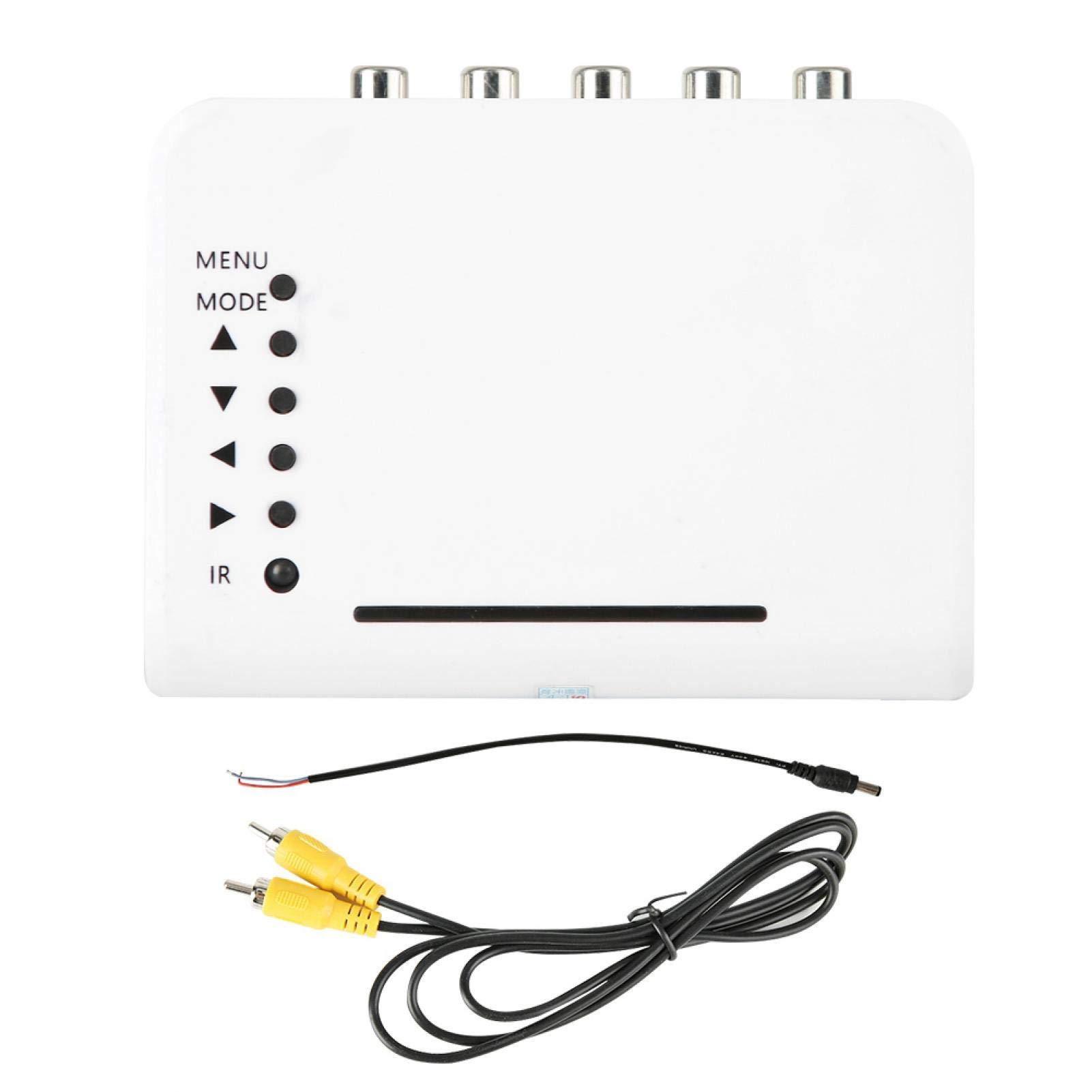 Divisor cuádruple de vídeo CCTV Función de Apagado de Memoria Divisor de Pantalla con Adaptador Bnc (se requieren Instrucciones en inglés para enviarlas)