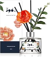 Vista 21 de 396 st. juego de difusor de aceite con varillas de junco de flores de aliento de bebé preservadas, rosa roja, 200ml (6.7oz) / juegos de difusor