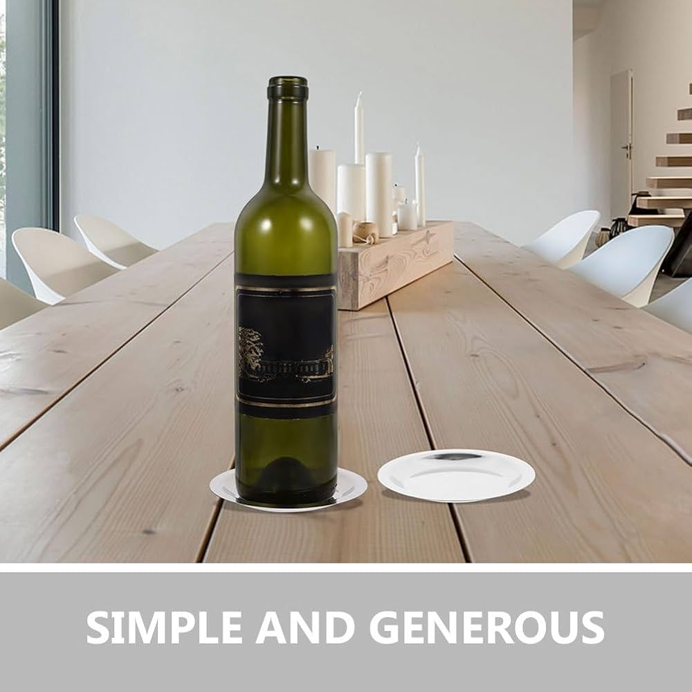 純銀 / ガラス】ワイングラスコースター 5枚 スターリング