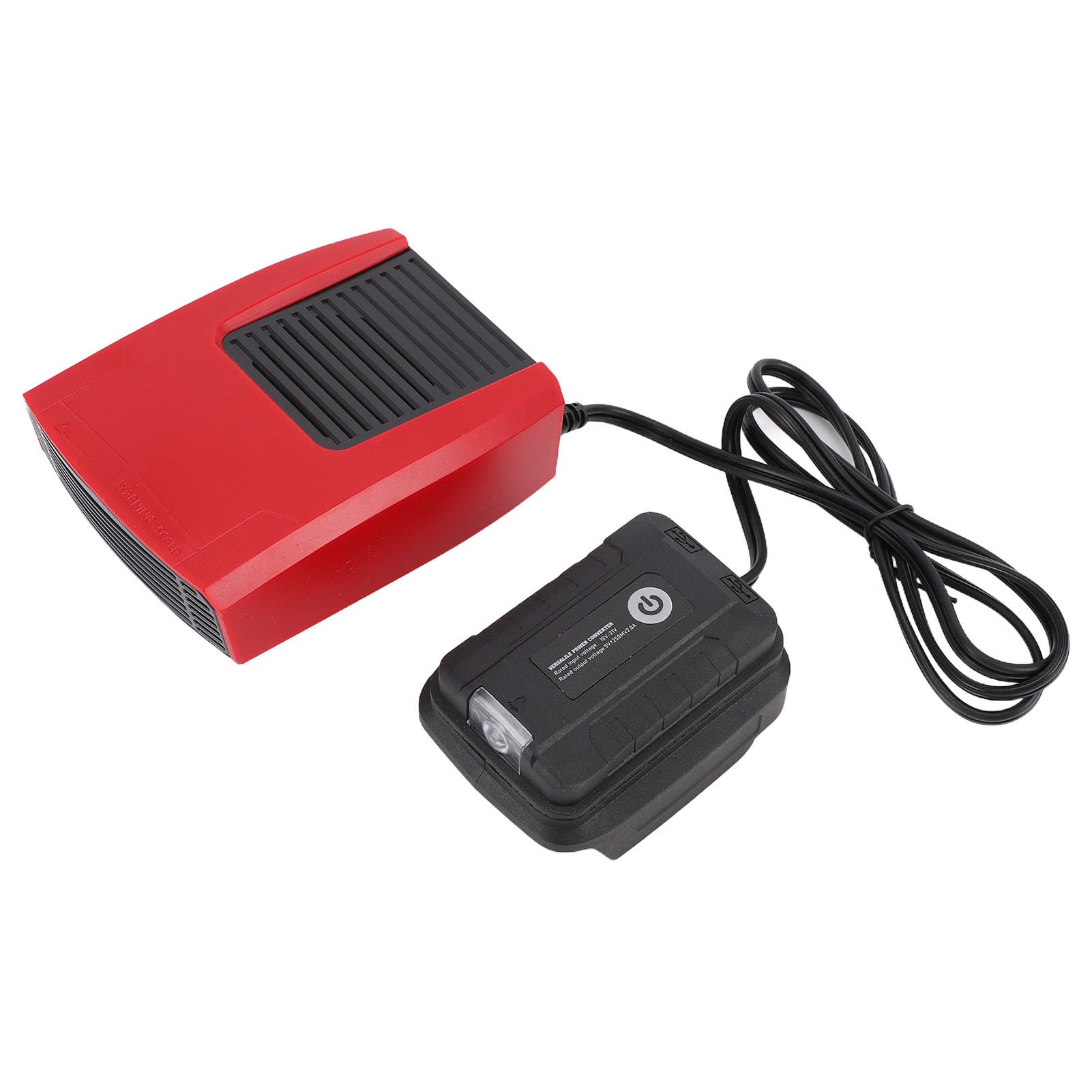 Cocoarm Li Ion Battery Space Heater, 2-in-1 Heat Cool Fan