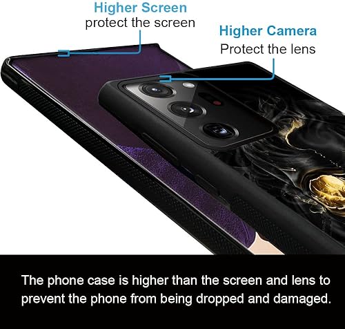 Miniatura 4 de DAIZAG Funda compatible con Samsung Galaxy Note 20 Ultra, protección completa, a prueba de golpes, antiarañazos, funda de poliuretano termoplástico