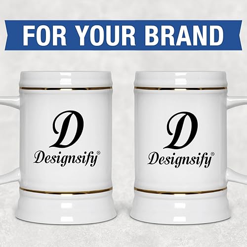 Miniatura 7 de Taza de cerveza personalizada para añadir foto, texto, imagen, logotipo, imagen, 22 onzas, taza de cerámica personalizada con asa, regalos para