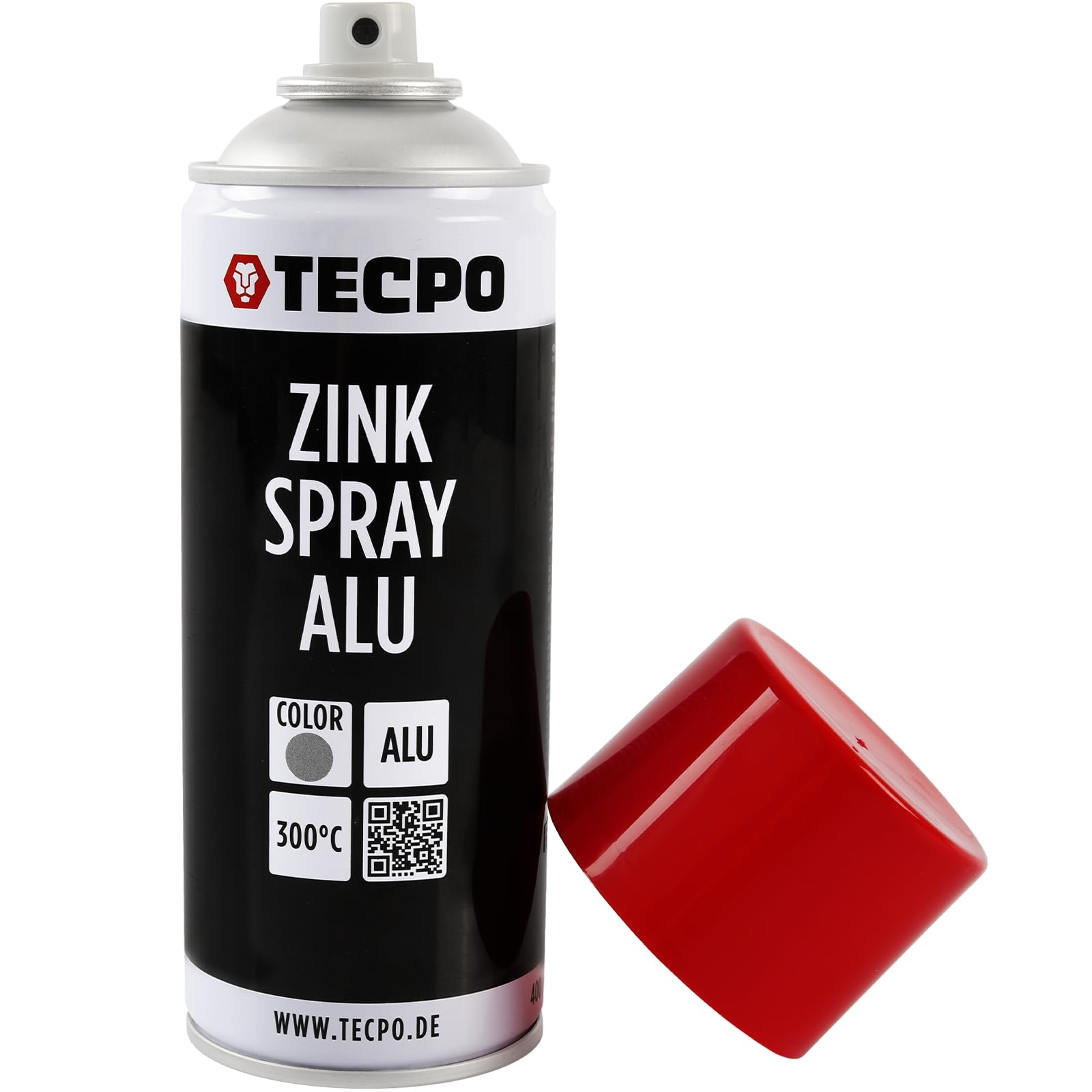 TECPO Zinkspray Metall Alu Hell, 400ml (24x 400)