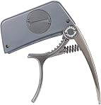 TCapo20 Alliage d'aluminium multifonctionnel 2-in-1 Guitare Capo Tuner avec LCD Écran pour Guitare électrique Folk Acoustique Normale basse chromatique