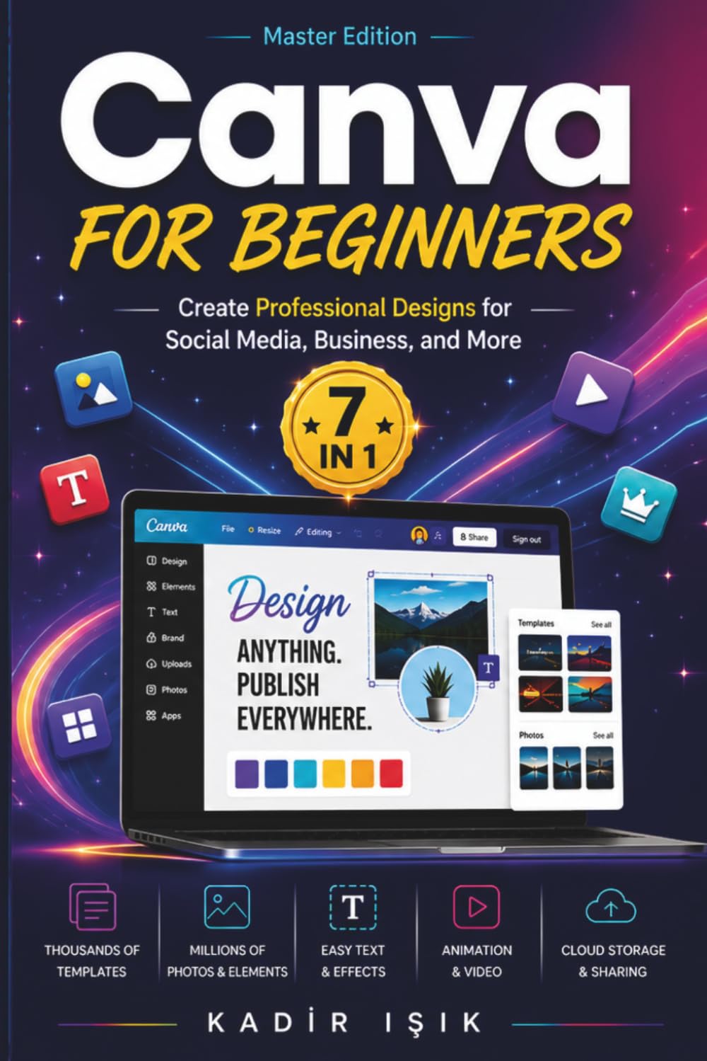 Master Edition Canva for Beginners: Create Professional Designs for Social Media, Business, and More