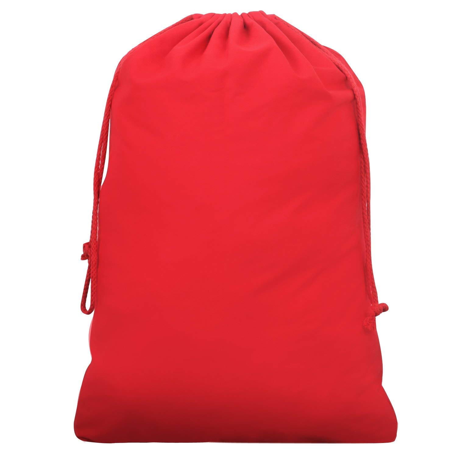 Grand Sac De Père Noël Rouge, Style Mât De Renne De Noël, Cordon De