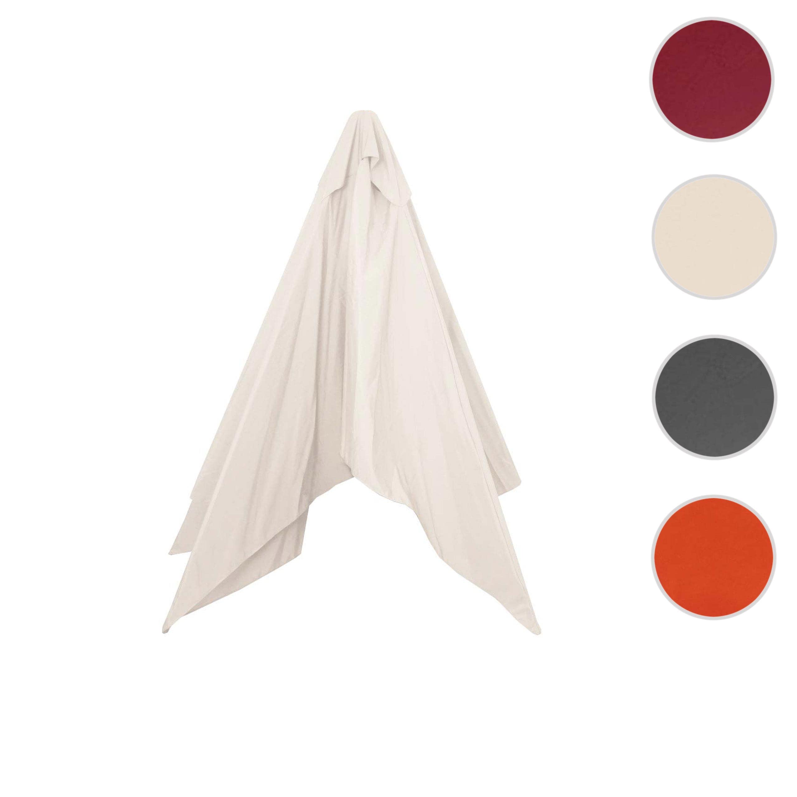 Mendler Toile pour Parasol Florida Polyester 3x4m crème