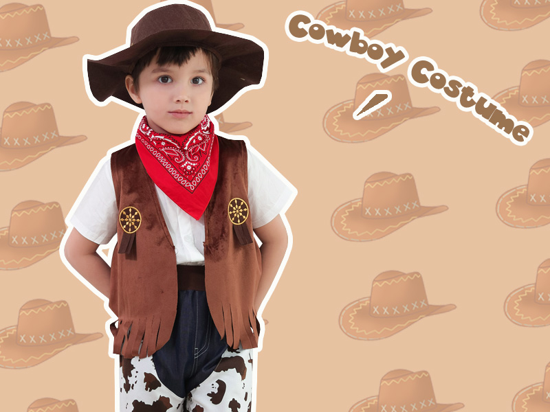 MOMBEBE COSLAND Baby Jongens Cowboy Romper Carnaval Westerse Outfits