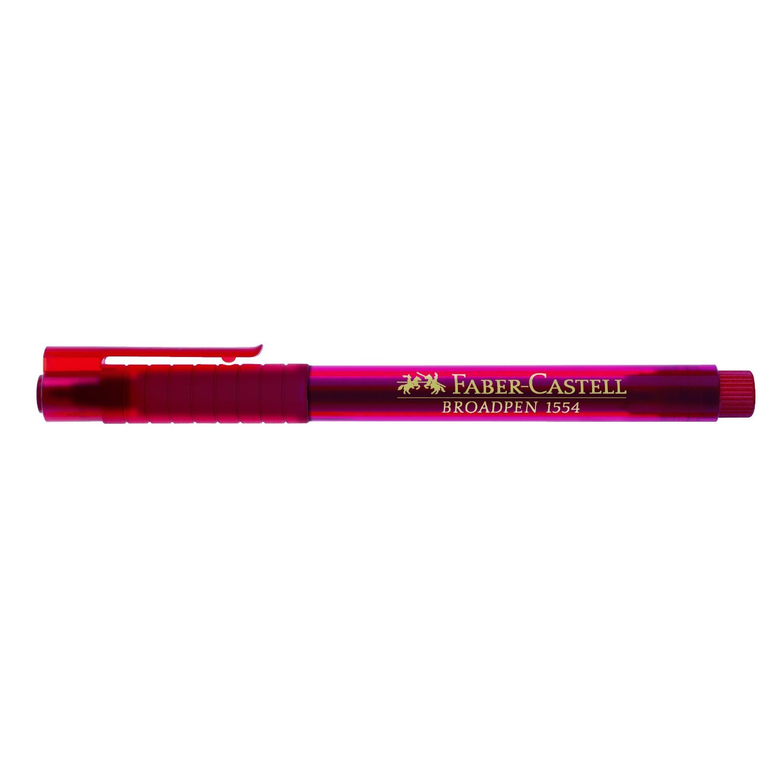 Faber-Castell 155421 - Rotulador Broadpen de 0.8 mm - Color Rojo