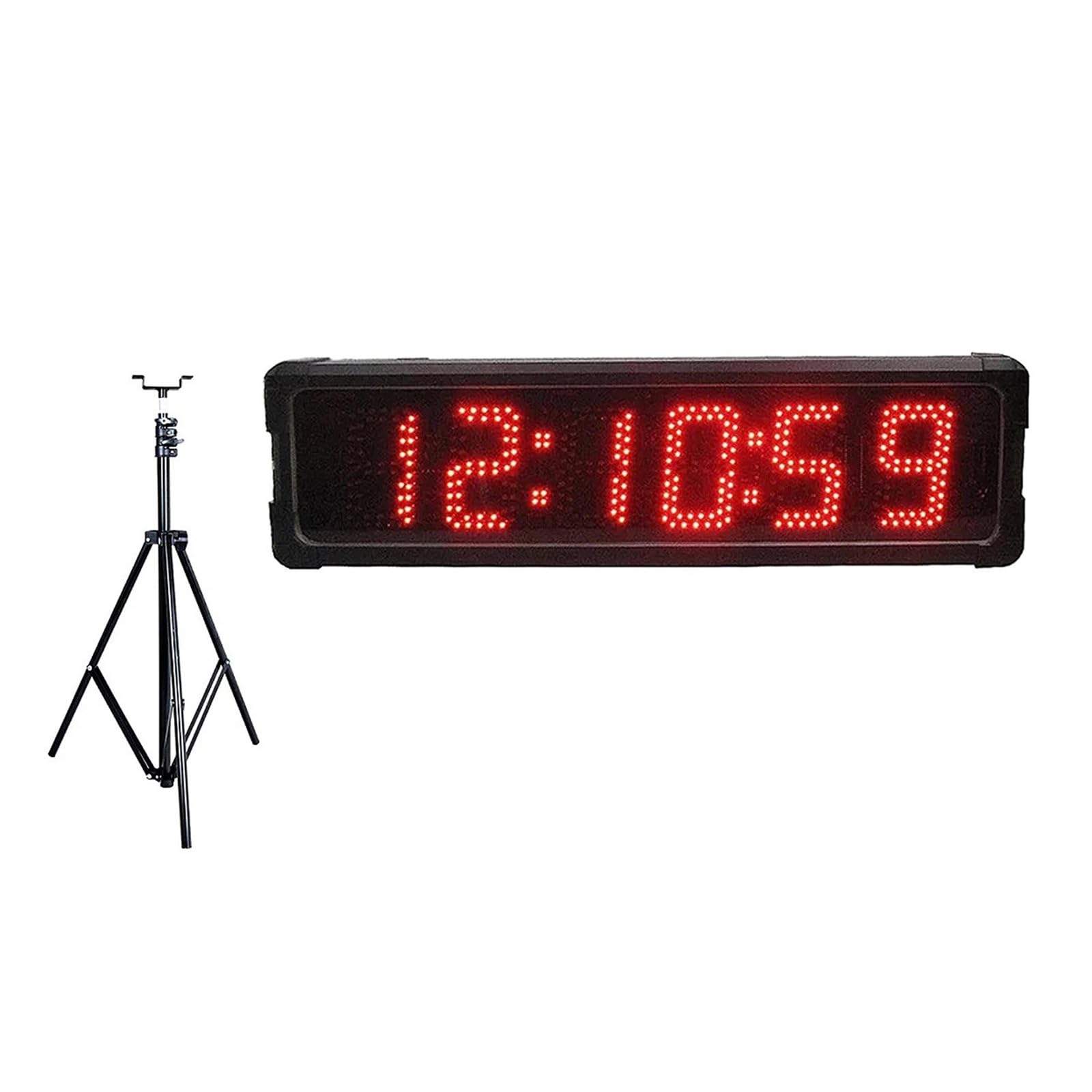 Cronómetro especial for exteriores, resistente al agua y a altas temperaturas, con temporizador LED grande, reloj de carreras y control por aplicación. Control sencillo(Suit D)