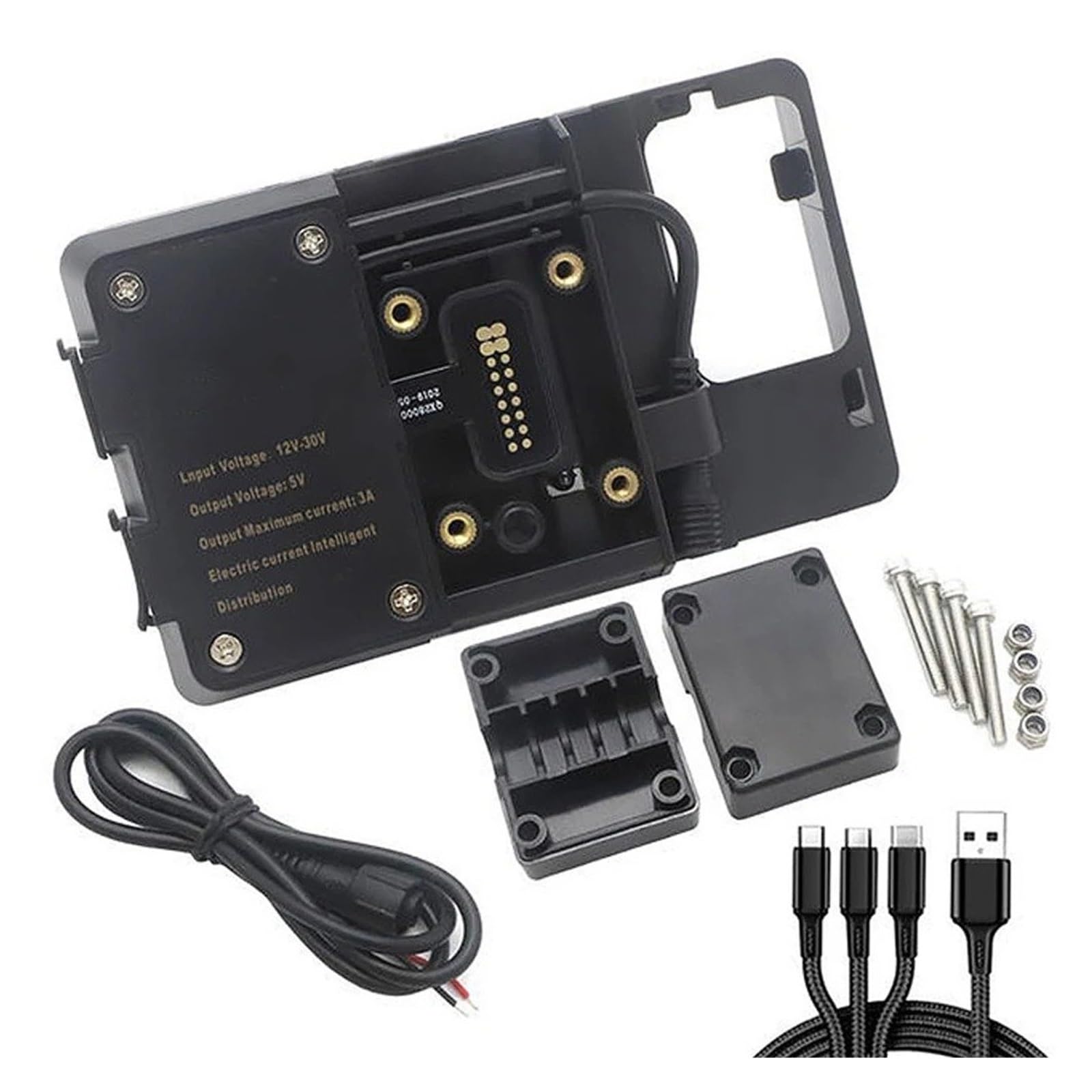 Telephone Moto Rotation pour BMW pour F750GS pour F850GS pour Adventure 2018+ Support De Navigation GPS Smartphone Moto Accessoires Externes Porte Téléphone Vélo(Phone Holder)