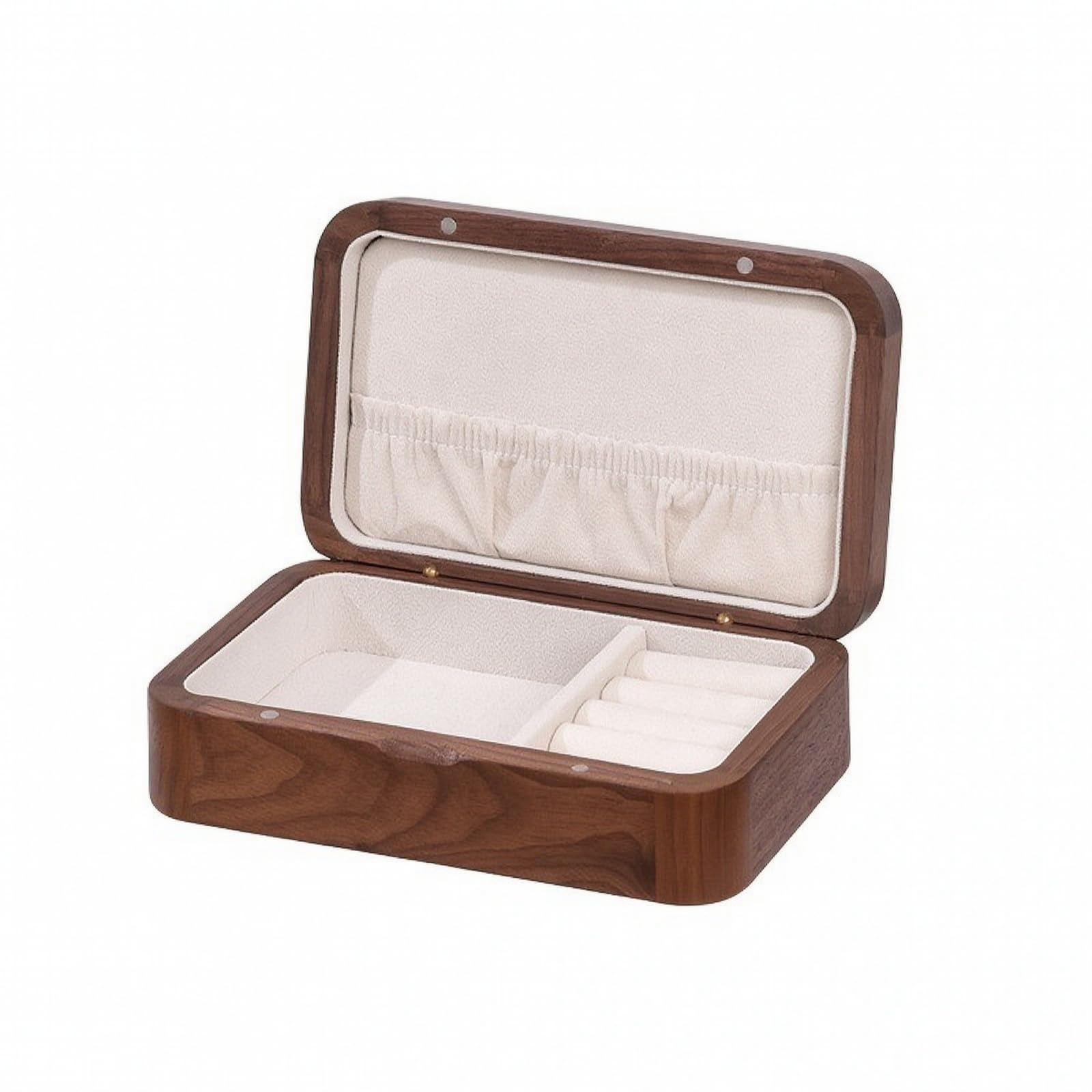 MERIGLARE Caja con Bisagras Pequeña | Forma Rectangular Compacta, Caja Exhibición, Organizadora, para Regalo, Estilo C