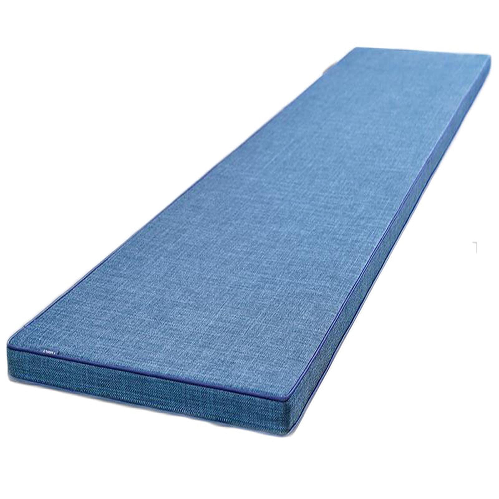 Outdoor Waterdichte Tuinbank Kussen Pad 2/3 Zits,Waterdichte Lange Bank Zitkussen Pad voor Tuin Thuis Patio Schommel Binnen (180x40cm,Donkergroen