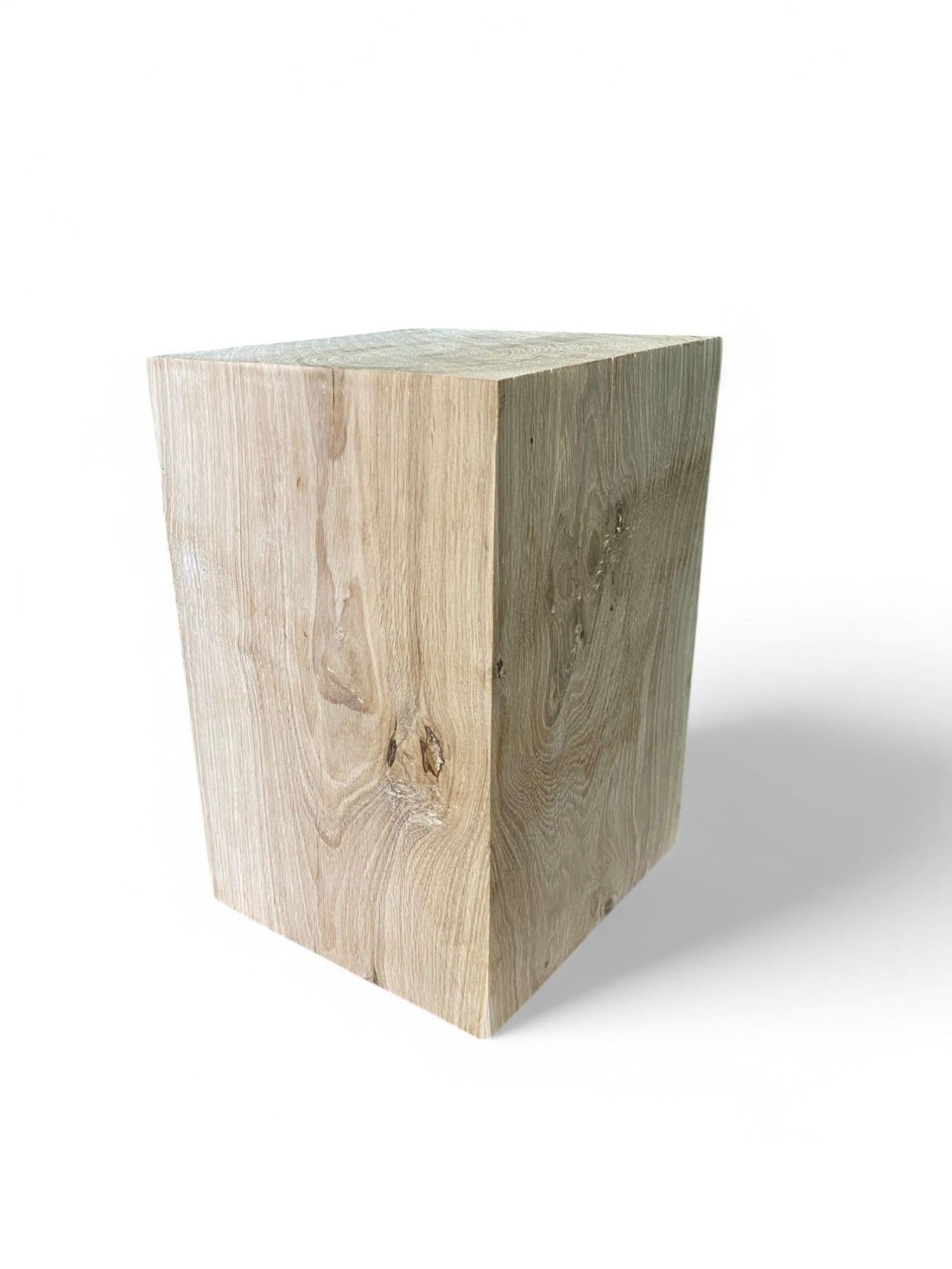 Dębowe klocki, klocki z litego drewna dębowego 30x30x...cm, kolumny dębowe, klocki dekoracyjne drewniane, naturalny produkt (30x30x30cm)