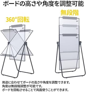 高さ調整可能 両面ホワイトボード Amazon.co.jp: iimono117 ホワイトボード 折りたたみ (横55×縦85
