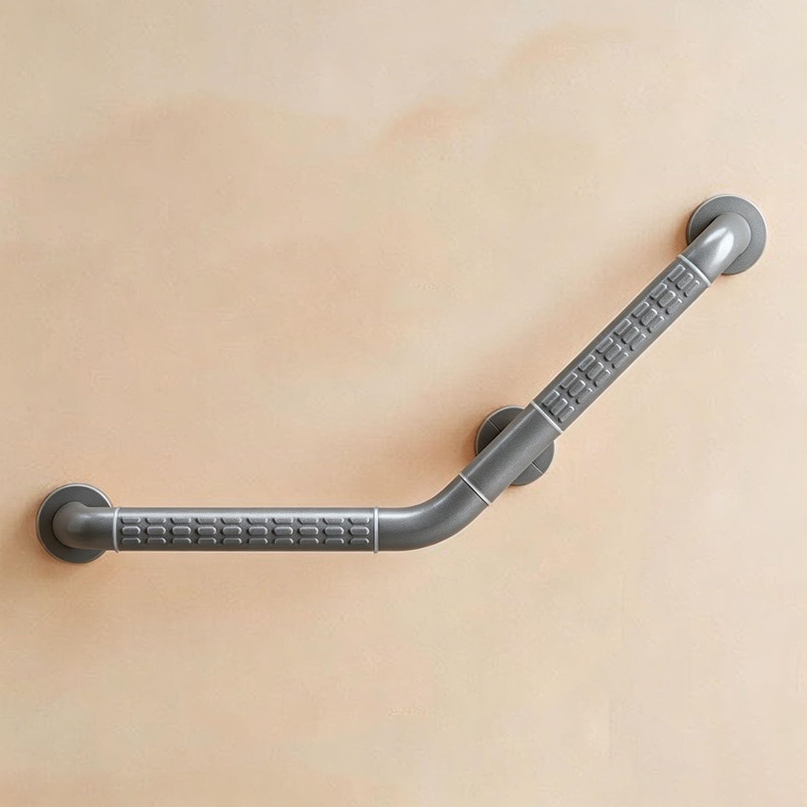 Stairs Grab Bar for Indoor Outdoor, Hallway Barrier-Free Balance Assist Handle with Fluorescence Ring, Wall Mounted Safety Hand Rail Support Handicap Elderly(30x30cm/11.81x11.81in)