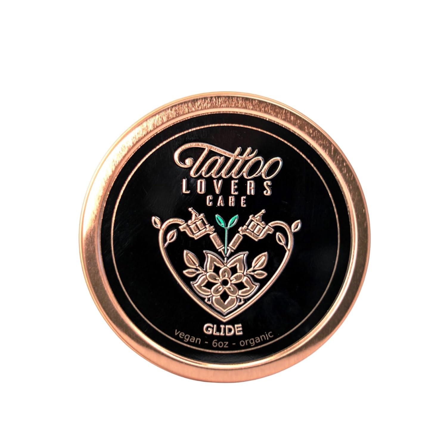 Tattoo Lovers Care Tattoo Salve Artists Tin Glide Tattoo Balm Before, During & Aftercare Cream Moisturizer Rejuvenates Older Tattoos & Combats Redness, Swelling, Scabbing Natural Ingredients 6oz