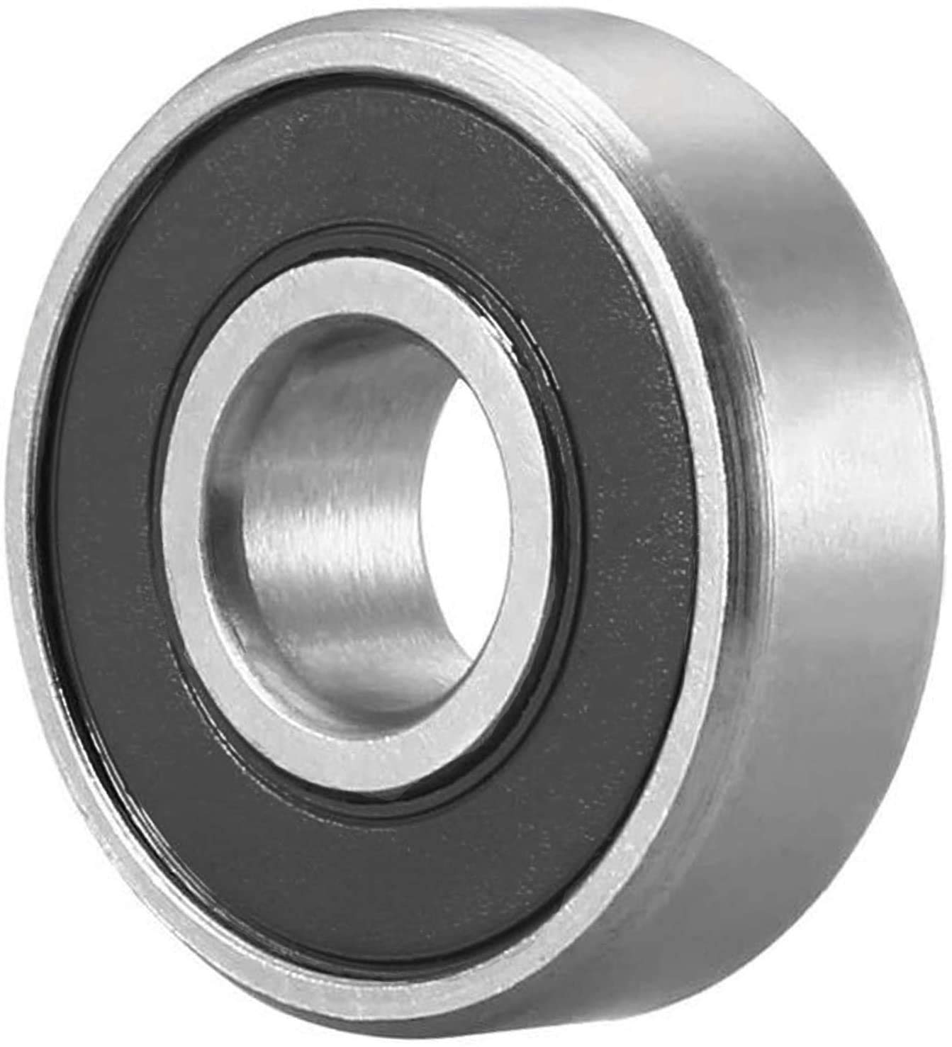 2pcs SR10 2RS Stainless Steel Sealed 5/8" x 1 3/8" x 11/32" inch Deep Grove Ball Bearings