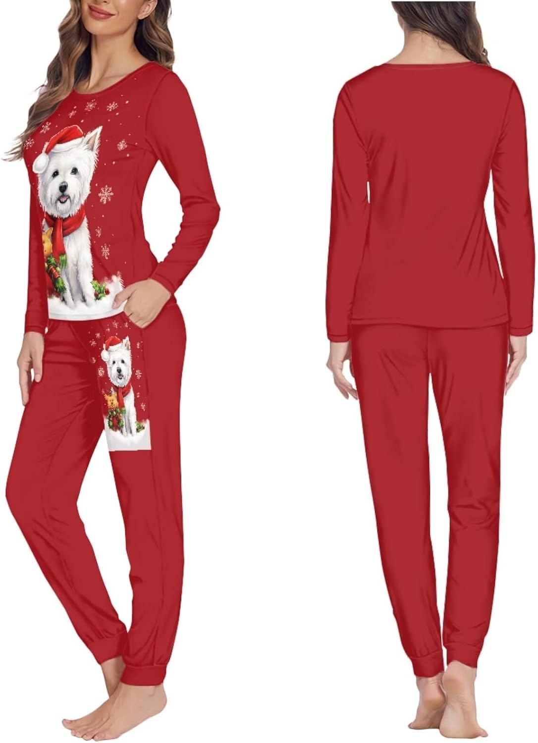 TODIYADDU Christmas Family Pajamas Matching Sets Onesie Christmas Pajamas for Family Soft Pajamas Sleepwear Pjs Holiday Xmas